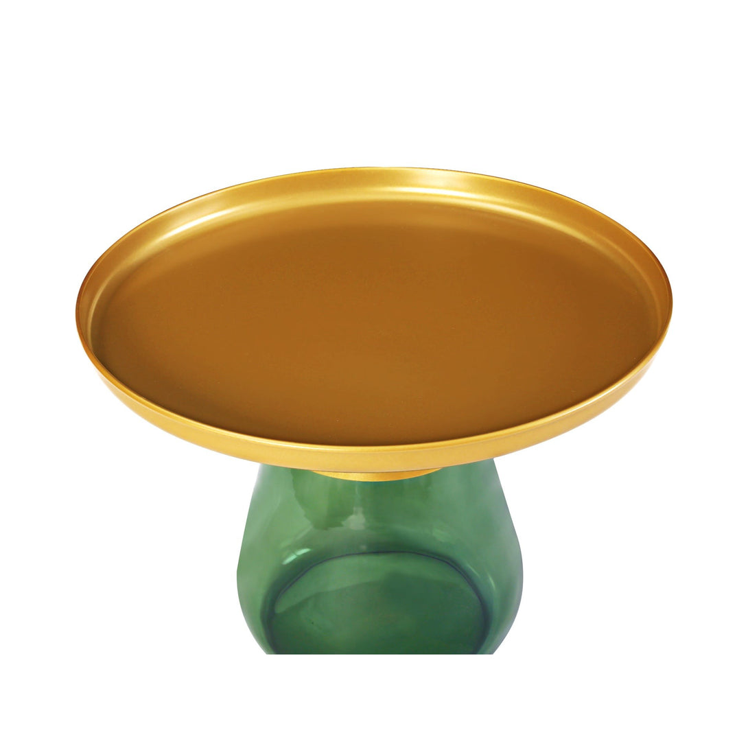 Hennie Round Coffee Table - Gold