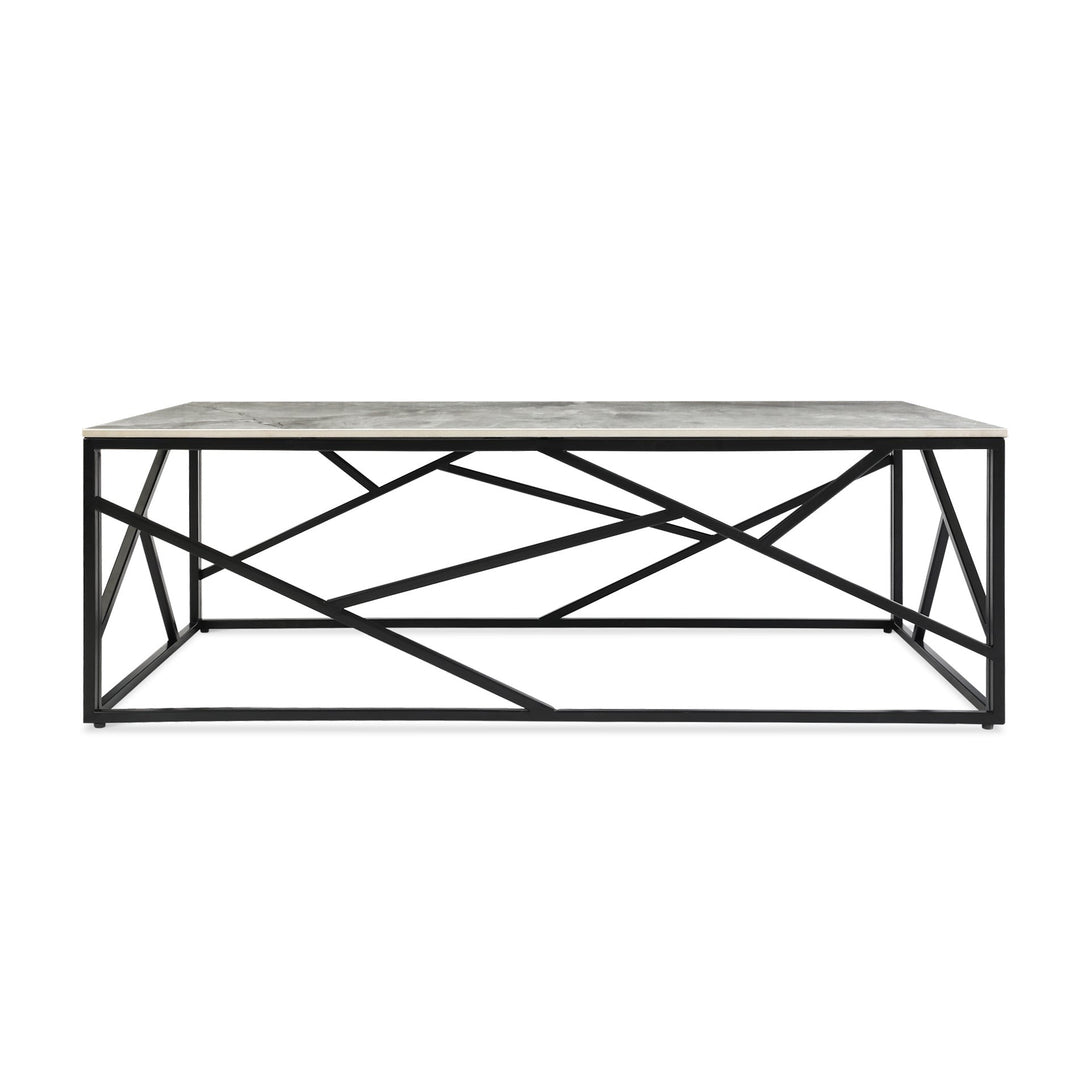 Shane Rectangular Ceramic Coffee Table