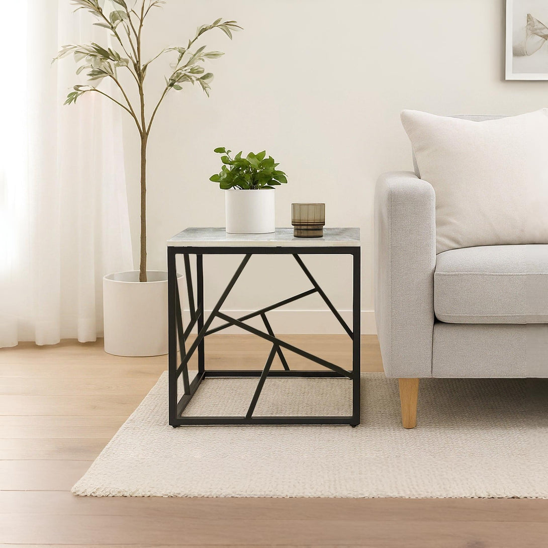 Shane Square Ceramic Coffee Table