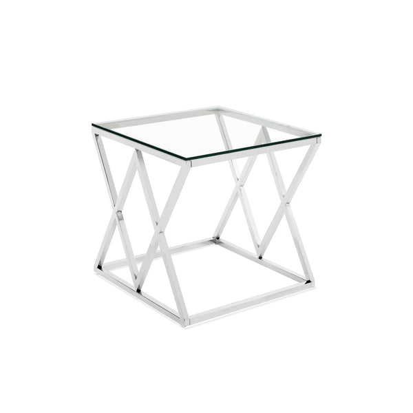 Tony Tempered Glass Square Coffee Table