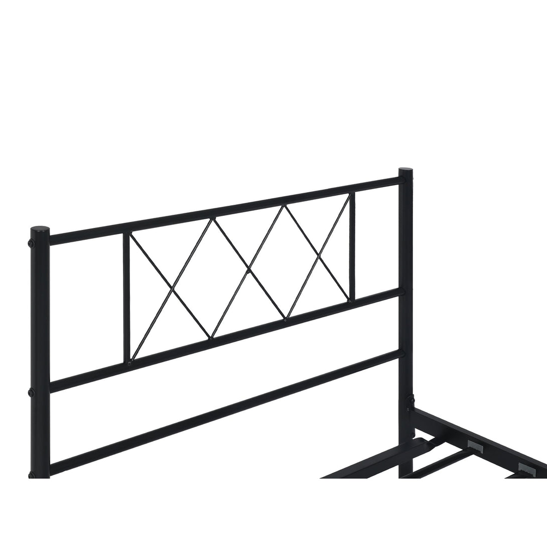 Picton Single Metal Bed Frame - Black