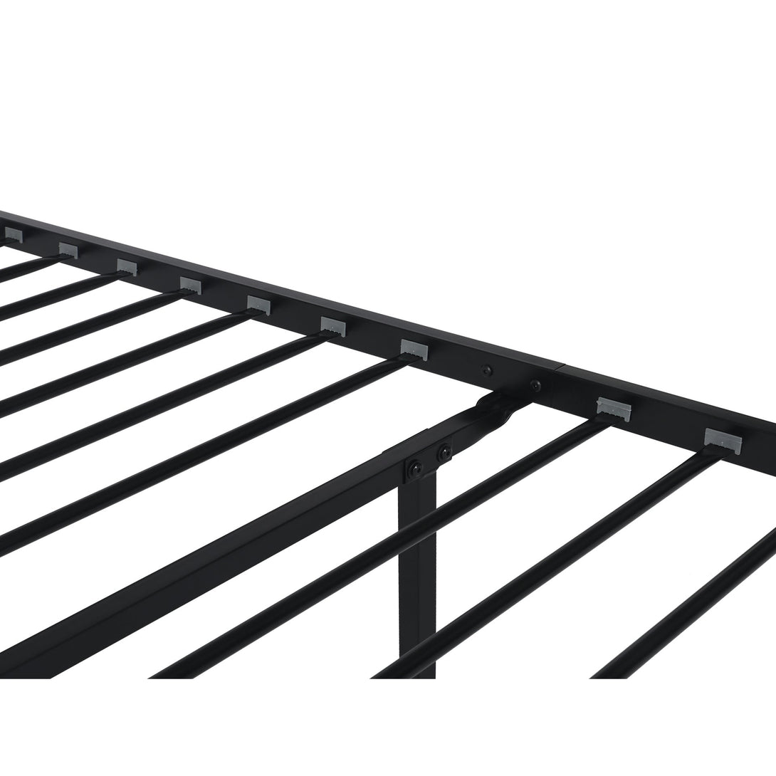 Picton King Single Metal Bed Frame - Black