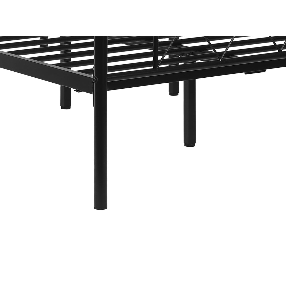 Picton King Single Metal Bed Frame - Black