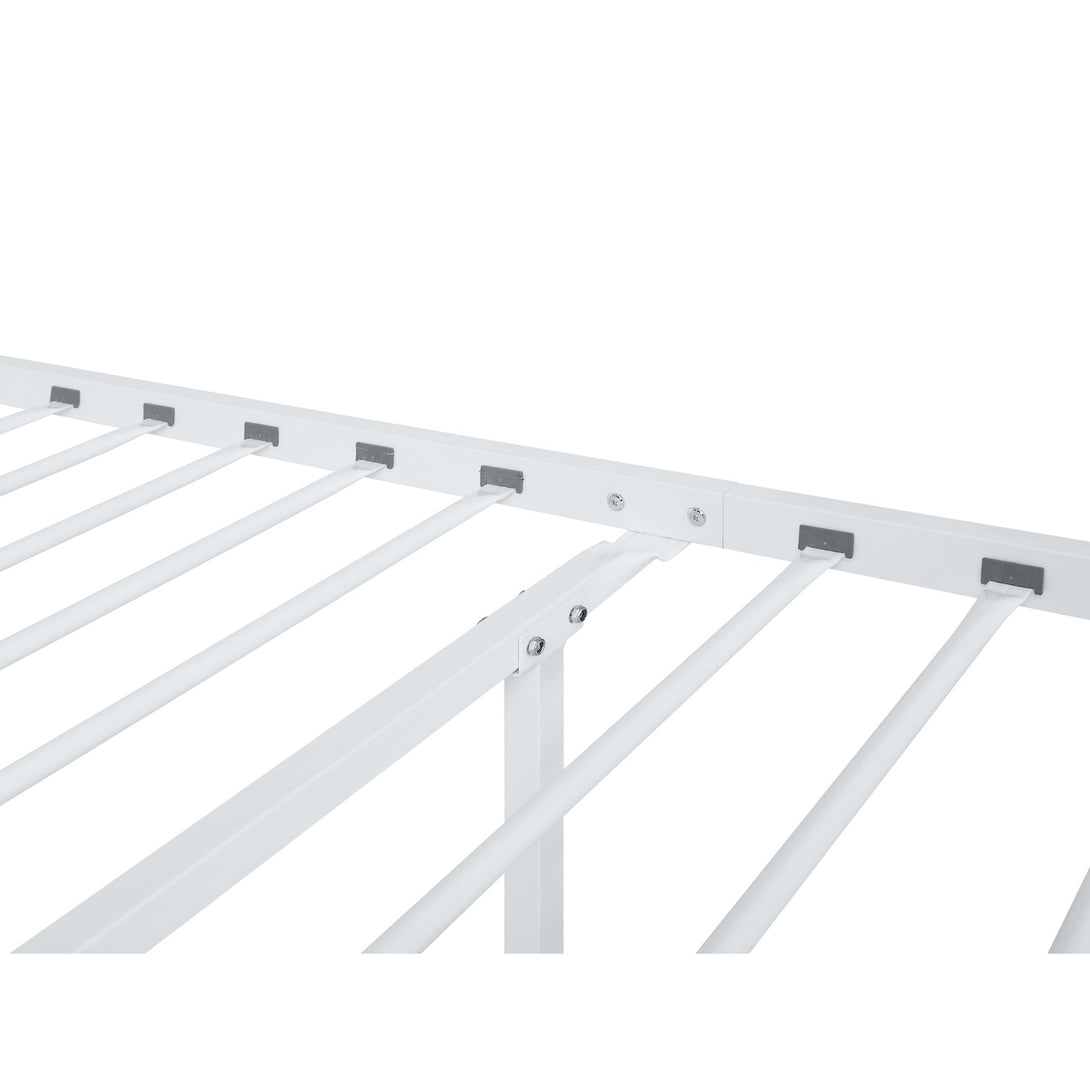 Gingera King Single Metal Bed Frame - White