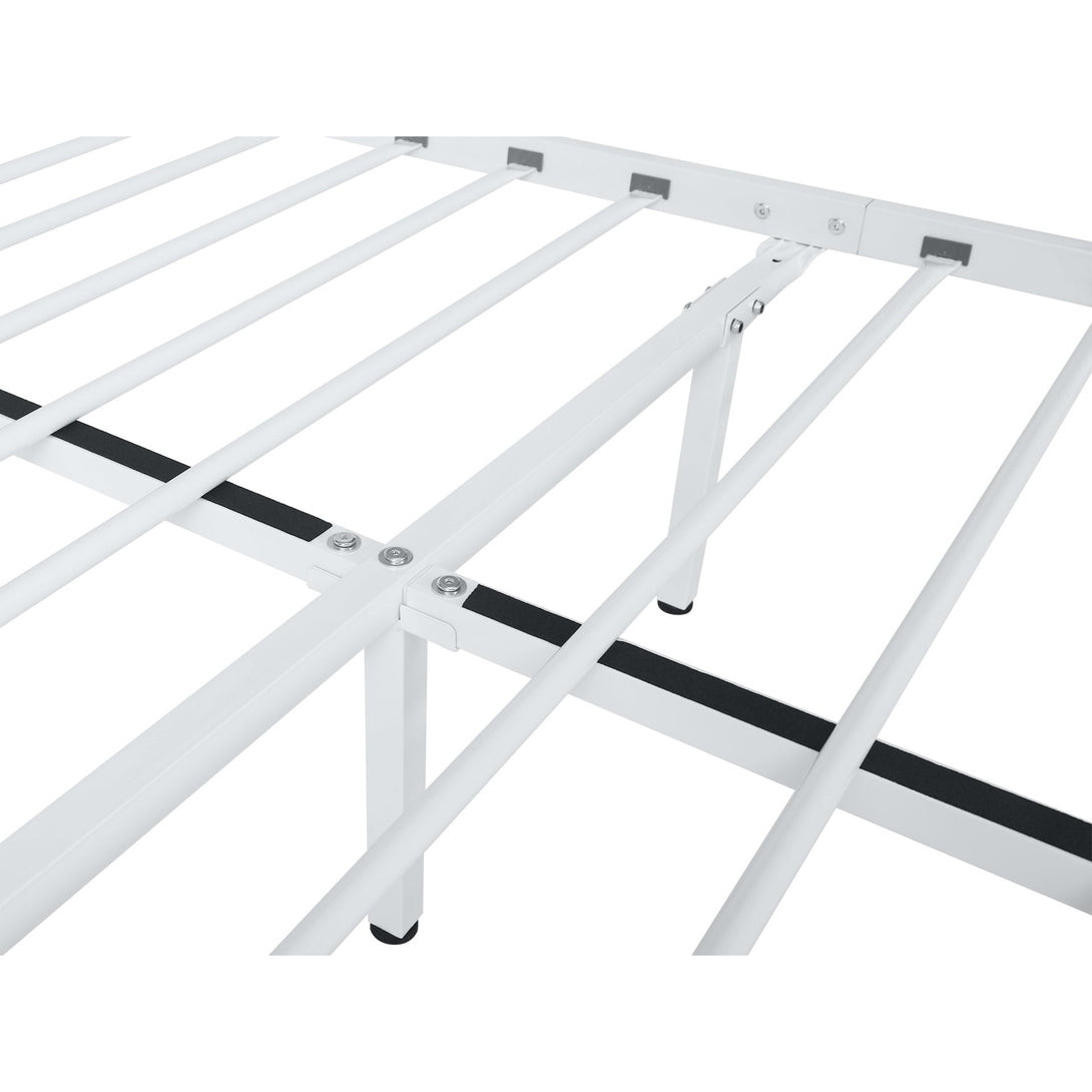 Gingera Double Metal Bed Frame - White