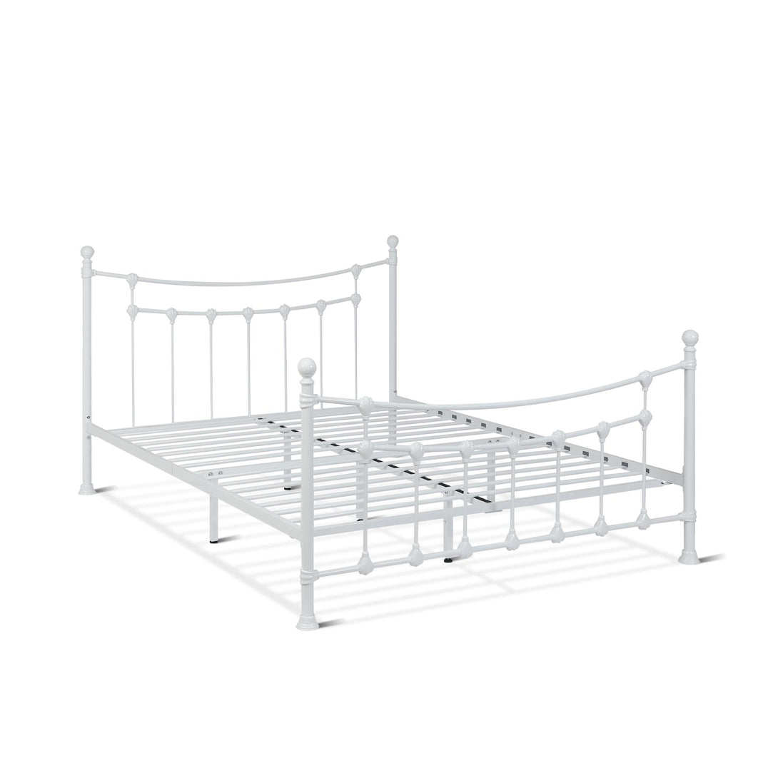 Gingera Queen Metal Bed Frame - White