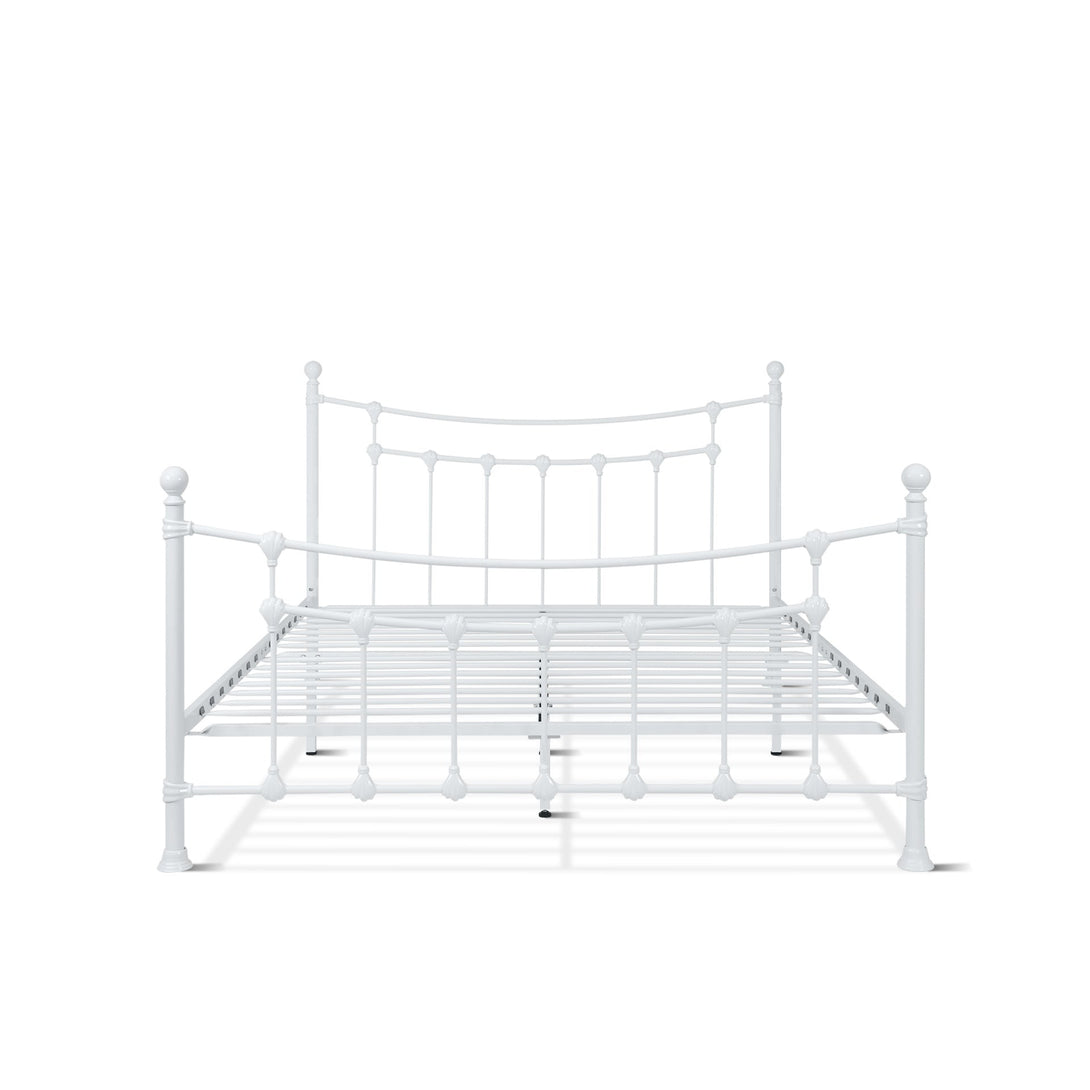 Gingera Queen Metal Bed Frame - White