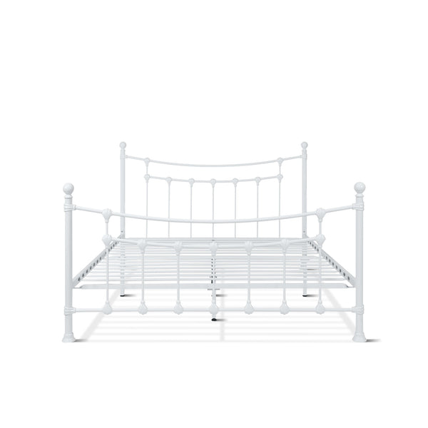 Gingera Queen Metal Bed Frame - White