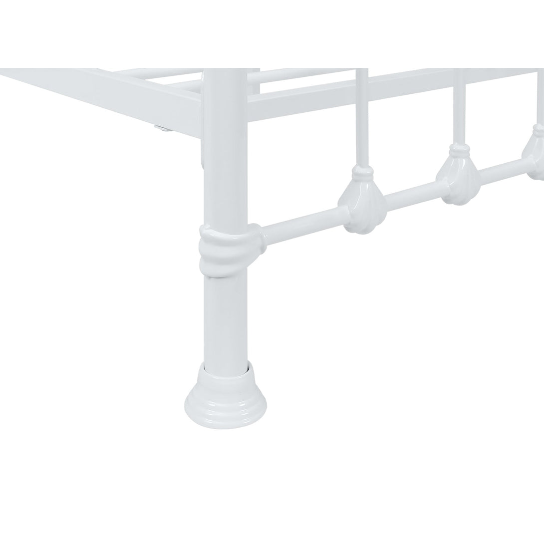 Gingera Queen Metal Bed Frame - White