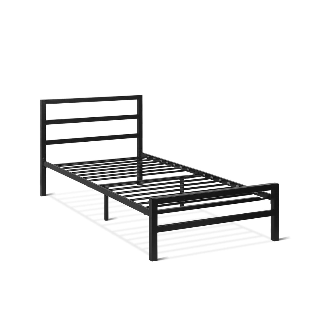 Dowe Single Metal Bed Frame - Black