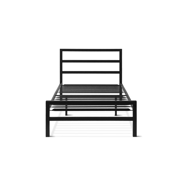 Dowe Single Metal Bed Frame - Black