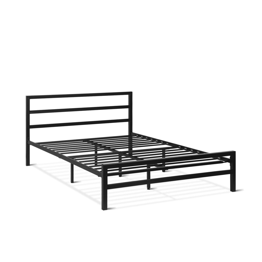 Dowe Double Metal Bed Frame - Black