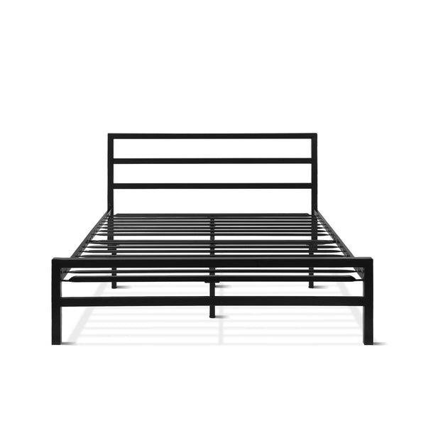 Dowe Double Metal Bed Frame - Black
