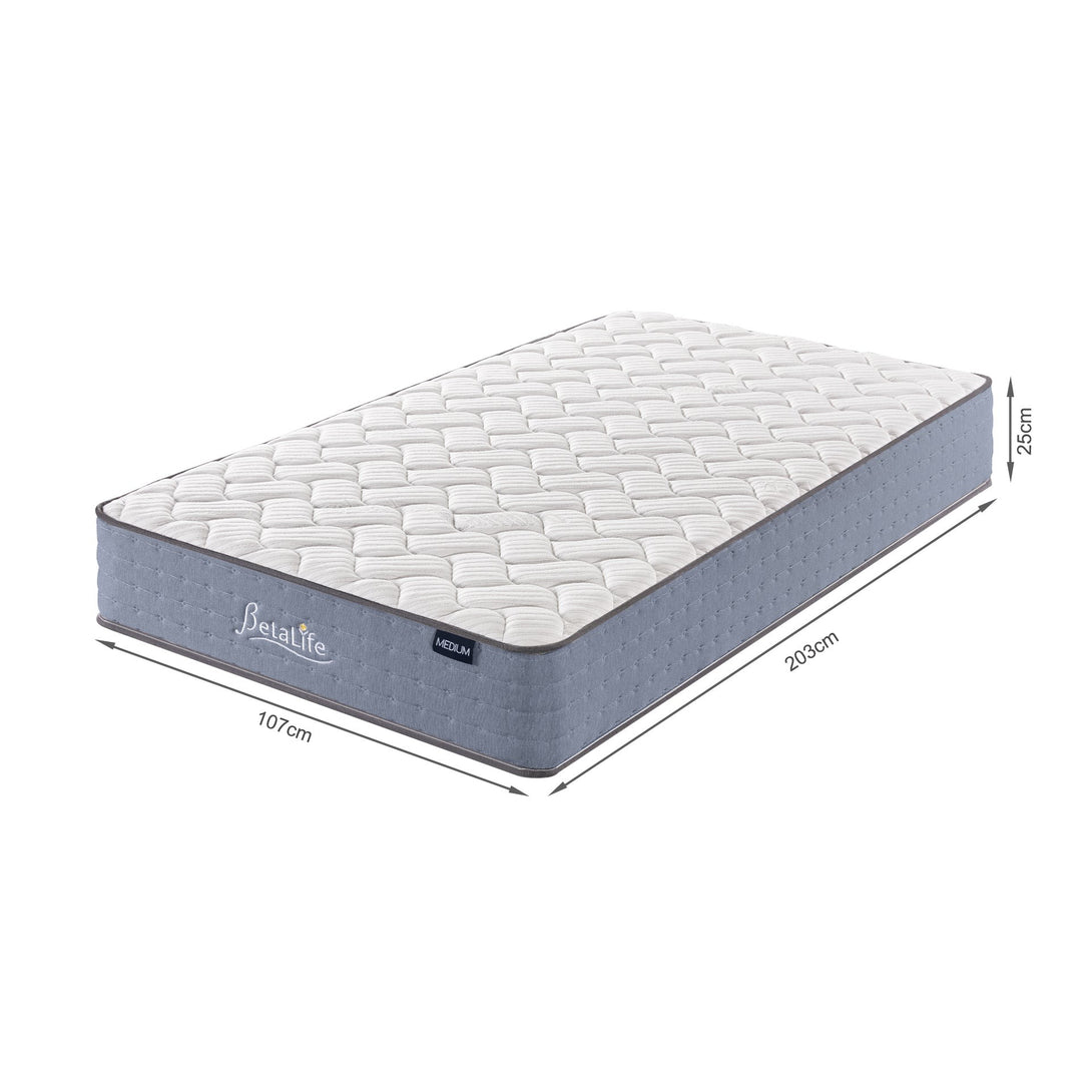 Natureblend Classic Bamboo Medium Mattress with Pillows - King Single 