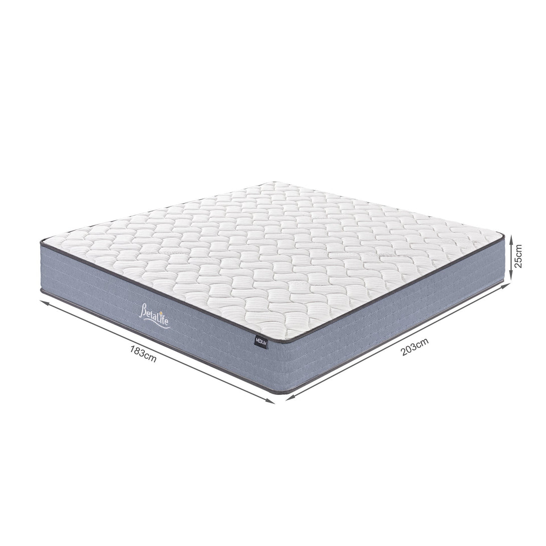 Natureblend Classic Bamboo Medium Mattress with Pillows - Super King