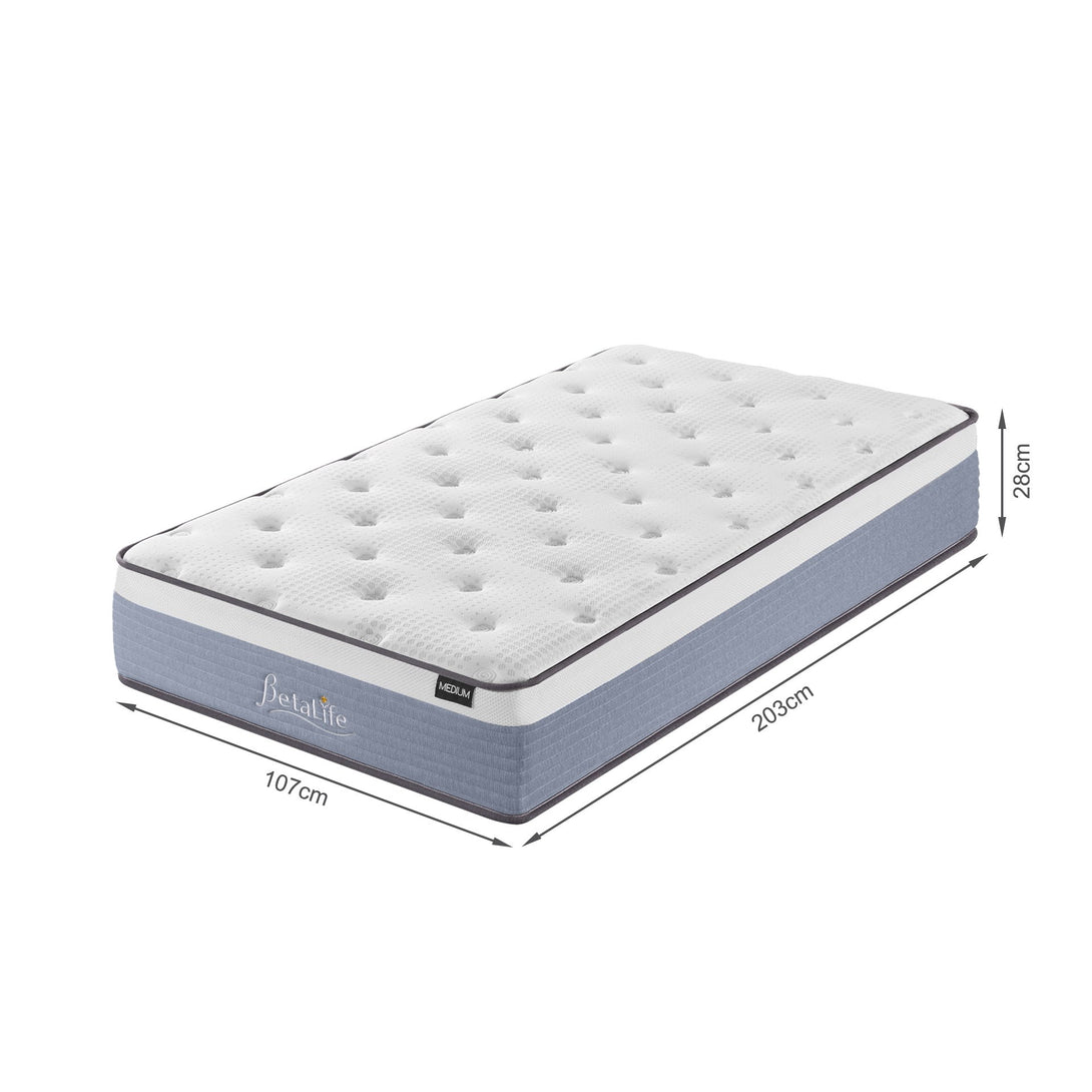 Natureblend Plus Bamboo Charcoal Medium Plush Mattress - King Single