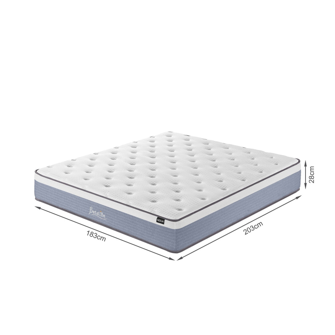 Natureblend Plus Bamboo Charcoal Medium Plush Mattress - Super King