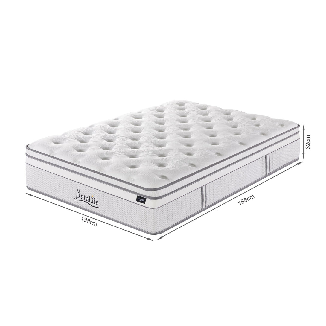 Natureblend Prime 5 Zone Pocket Spring Plush Mattress - Double