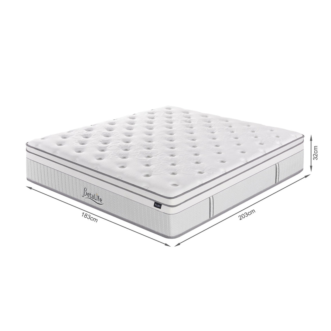 Natureblend  Prime 5 Zone Pocket Spring Plush Mattress - Super King