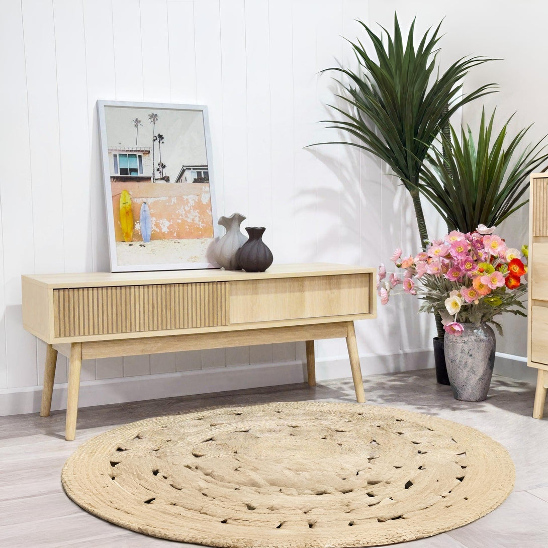 Shawnee 1.15m Entertainment Unit - Oak