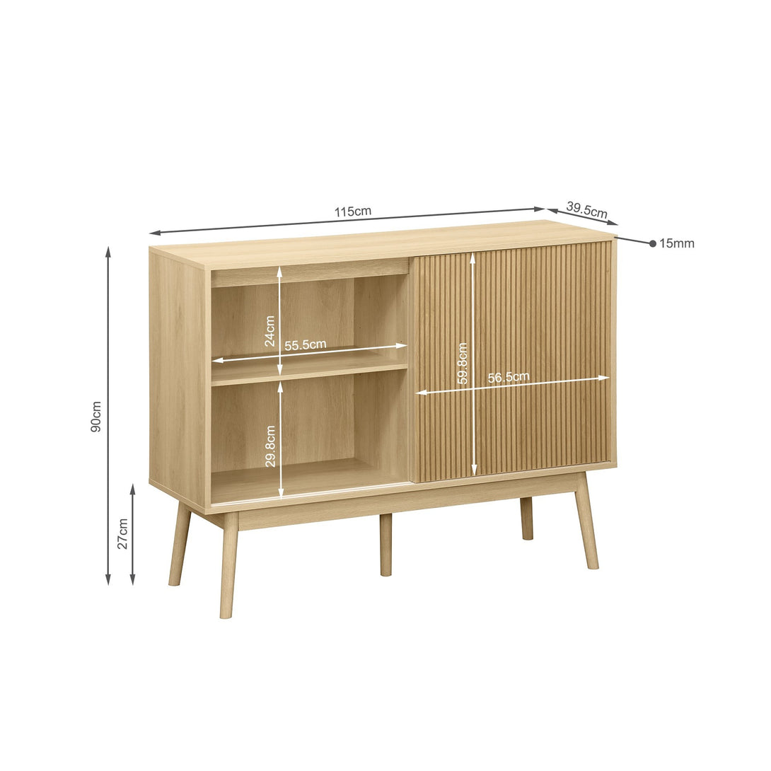 Shawnee Sideboard Buffet Table - Oak