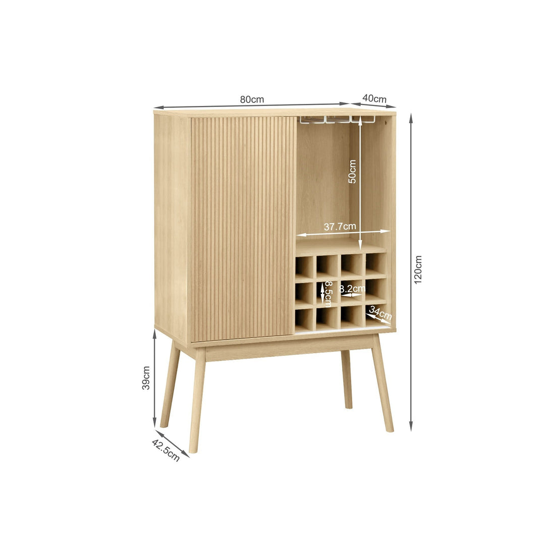 Shawnee 2 Door Storage Cabinet - Oak