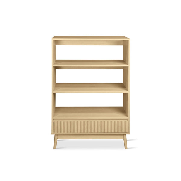 Shawnee 3 Tier Bookshelf with Drawer - Oak