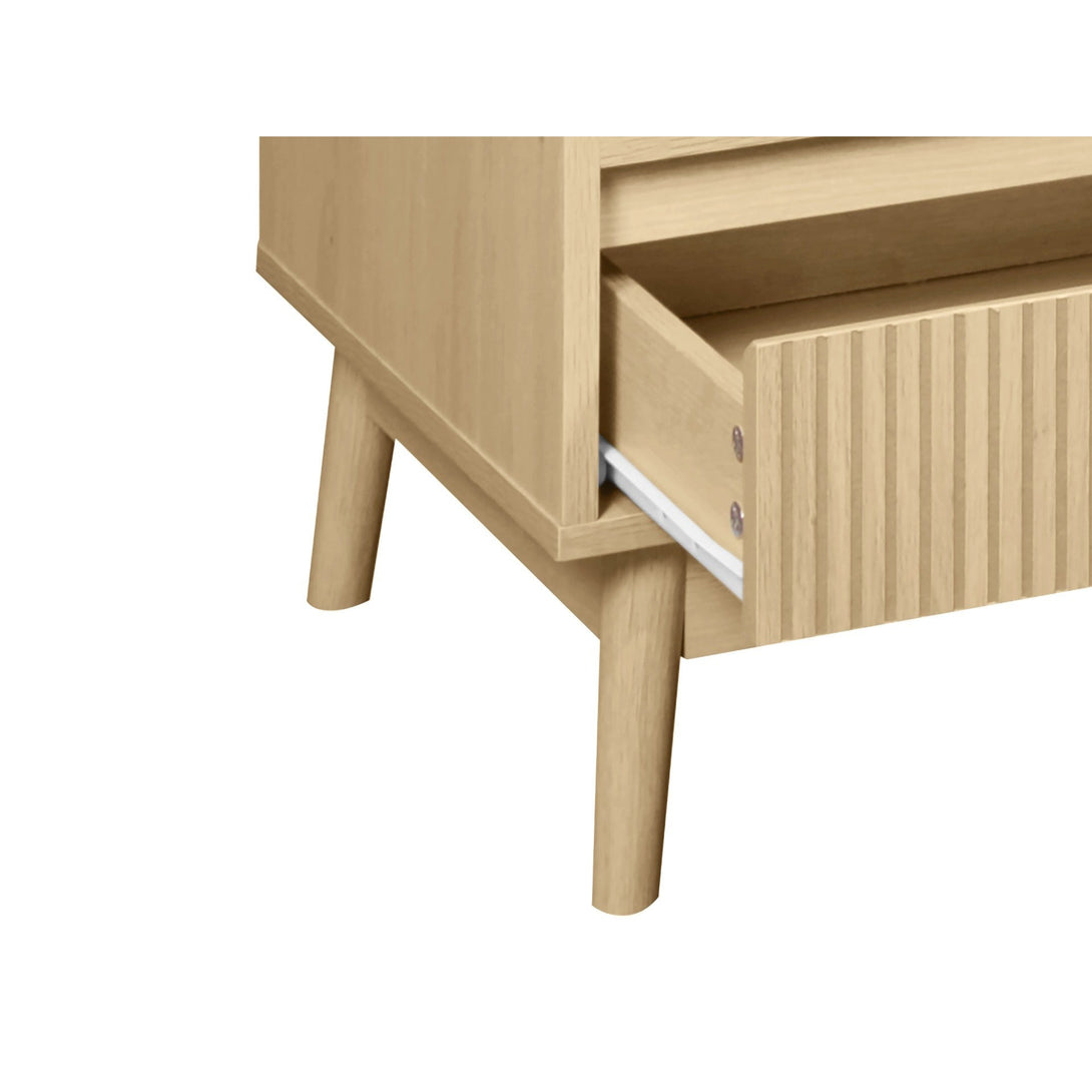 Shawnee 3 Tier Bookshelf with Drawer - Oak