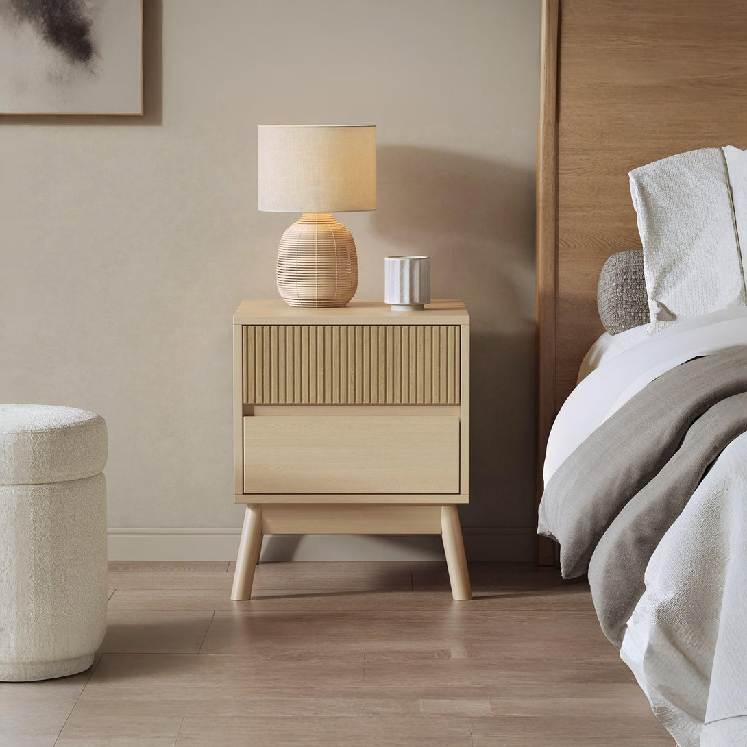 Shawnee Bedside Table - Oak