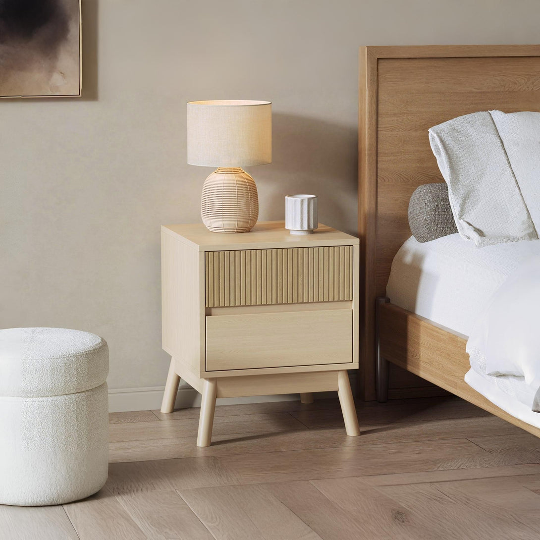 Shawnee Bedside Table - Oak