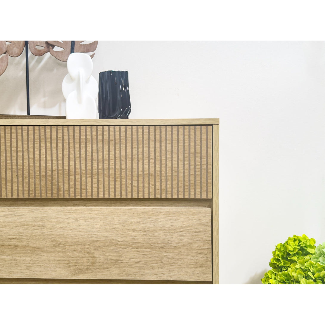 Shawnee 3 Drawers Tallboy - Oak