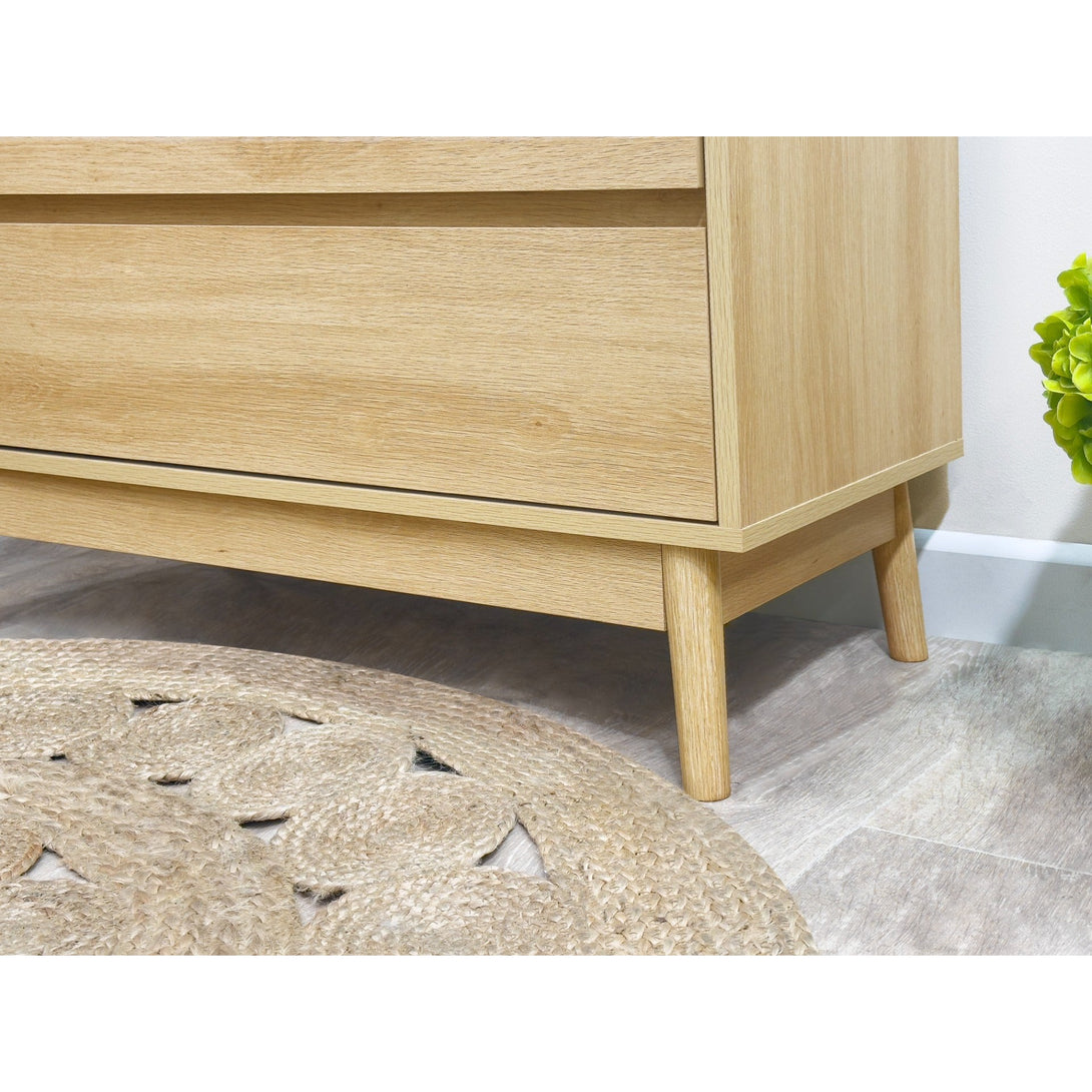 Shawnee 3 Drawers Tallboy - Oak