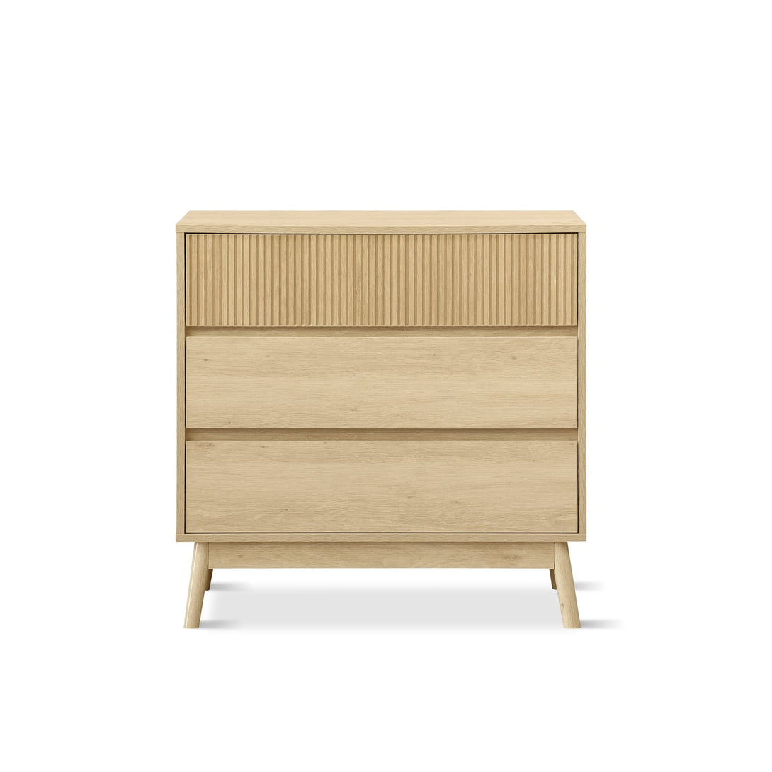 Shawnee 3 Drawers Tallboy - Oak