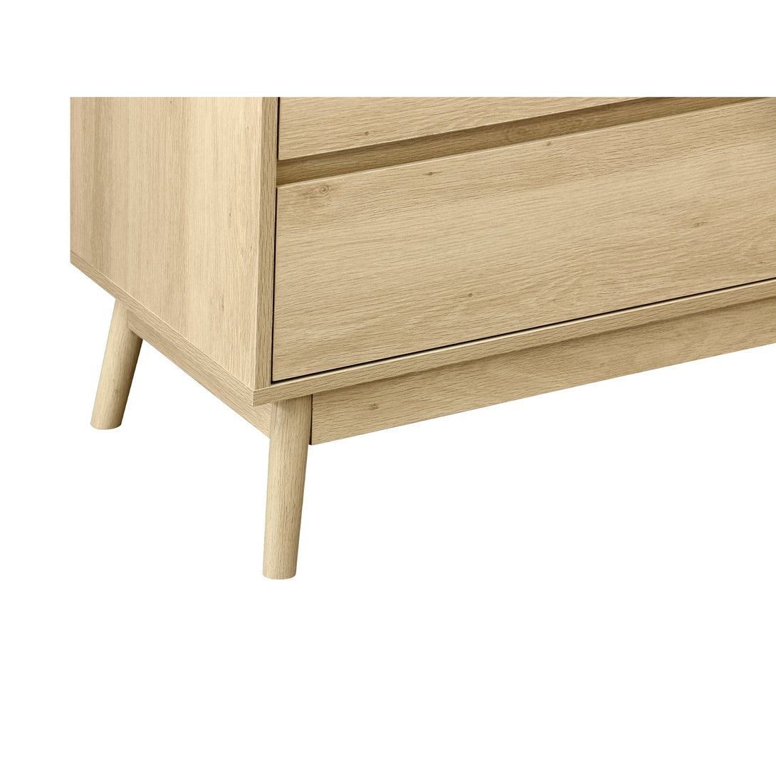 Shawnee 3 Drawers Tallboy - Oak