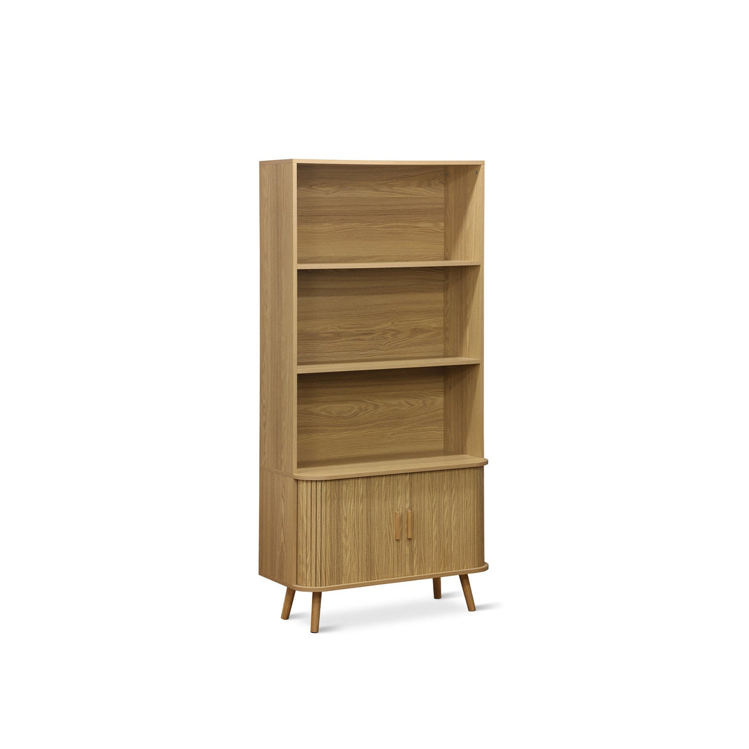 Atlantic 2 Door Bookshelf - Natural
