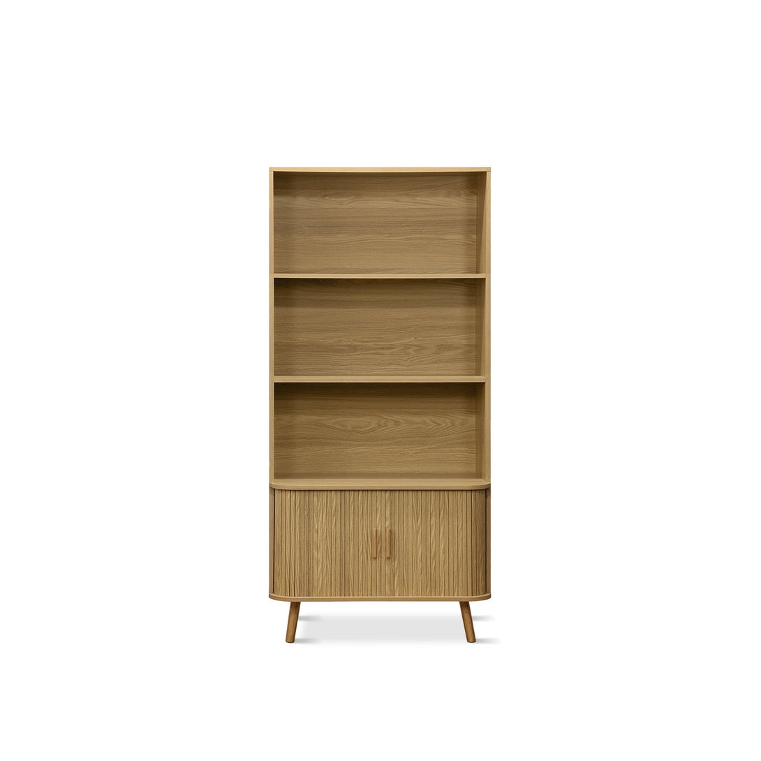 Atlantic 2 Door Bookshelf - Natural