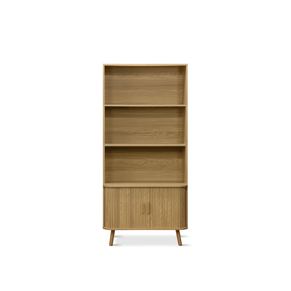 Atlantic 2 Door Bookshelf - Natural