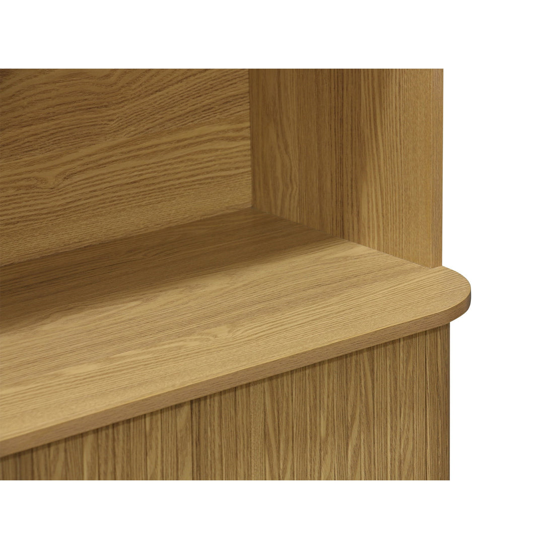 Atlantic 2 Door Bookshelf - Natural