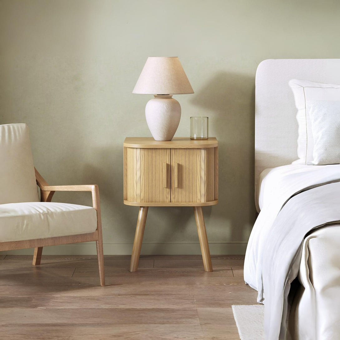 Atlantic Bedside Table - Natural