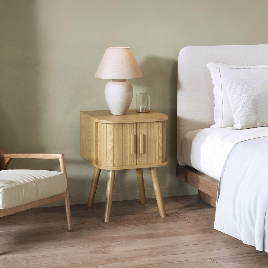Atlantic Bedside Table - Natural