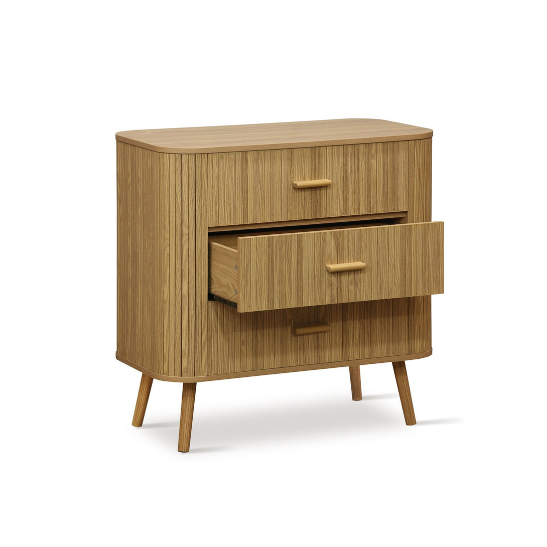Atlantic 3 Drawers Tallboy - Natural
