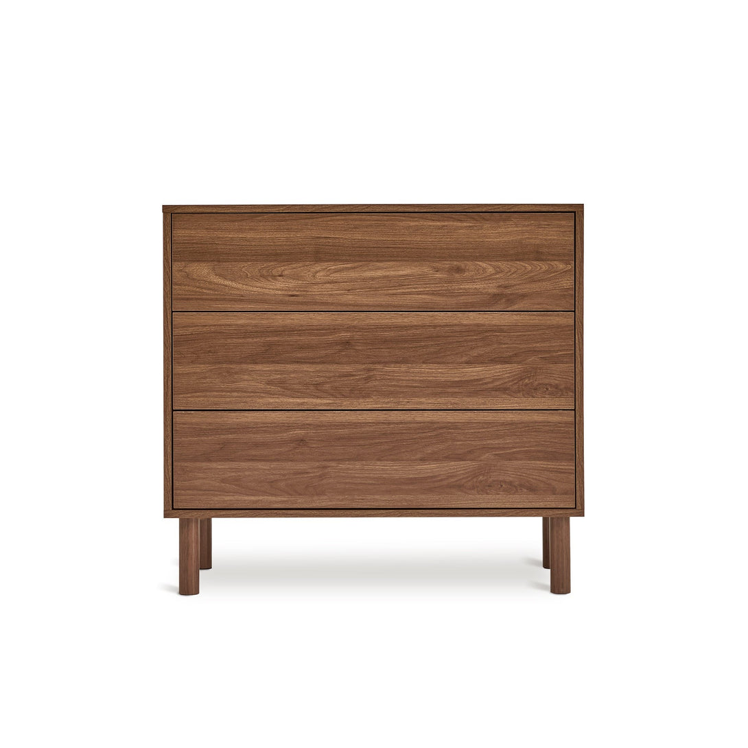 Custer 3 Drawers Tallboy - Walnut