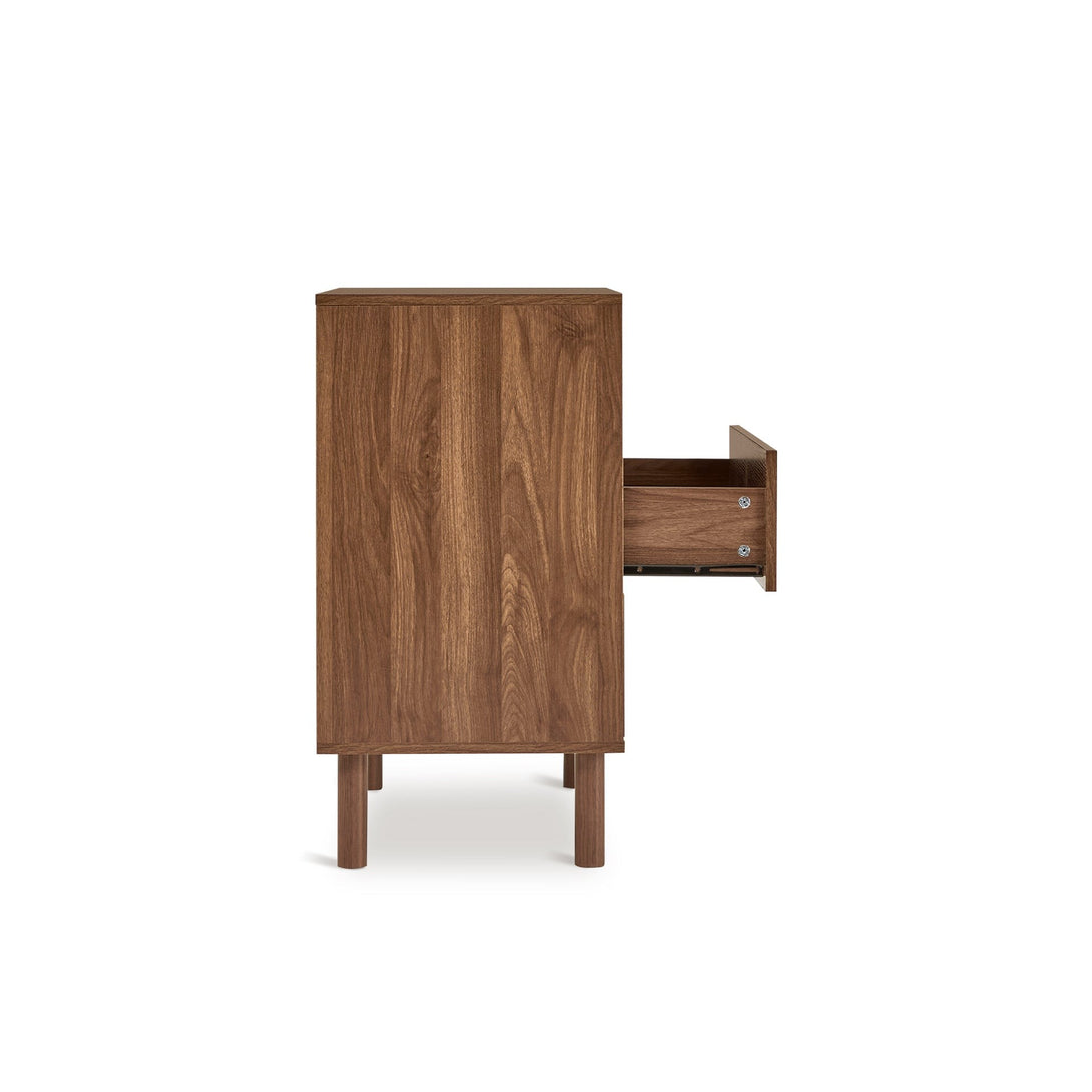 Custer 3 Drawers Tallboy - Walnut