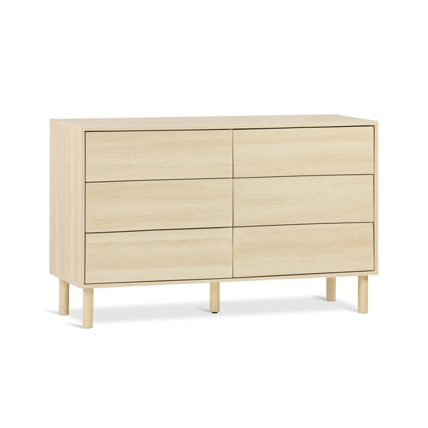 Custer 6 Drawers Lowboy - Oak