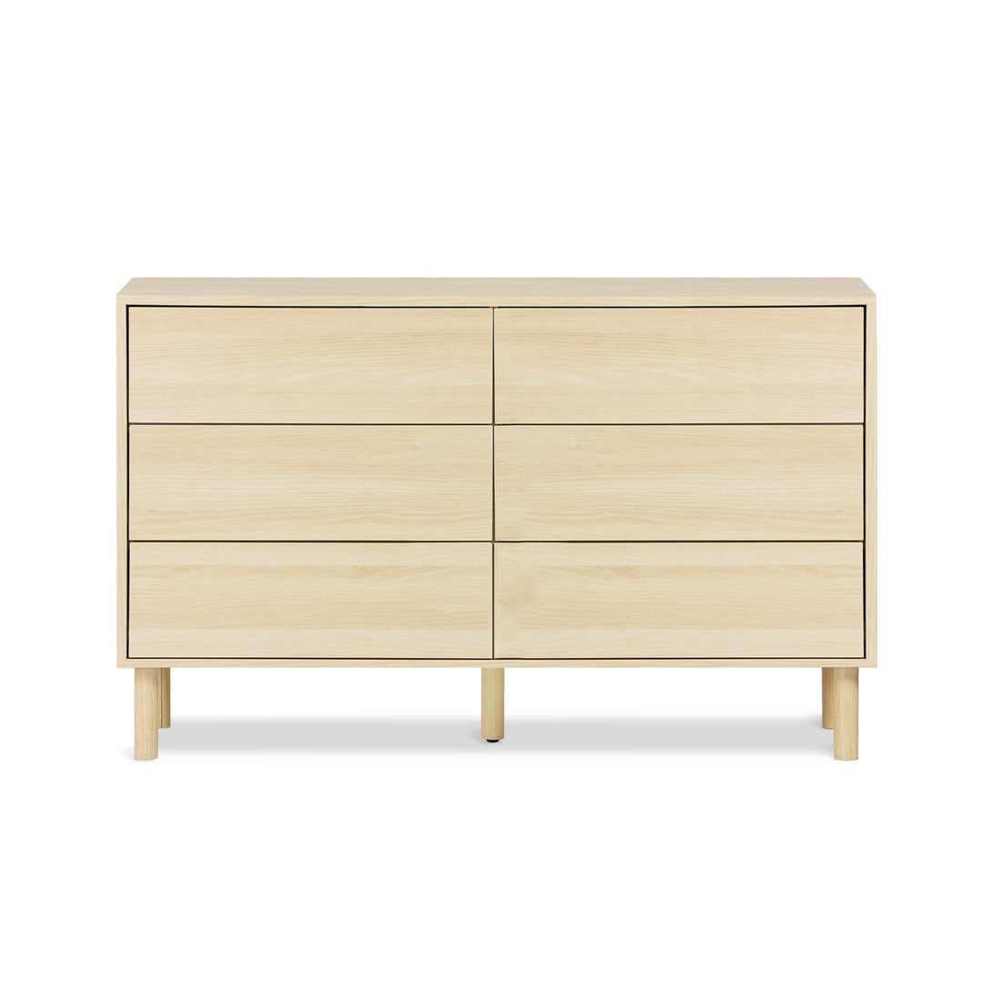 Custer 6 Drawers Lowboy - Oak