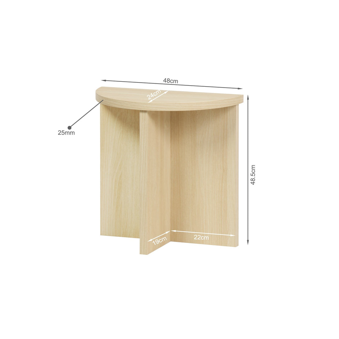 Custer Side Table - Oak