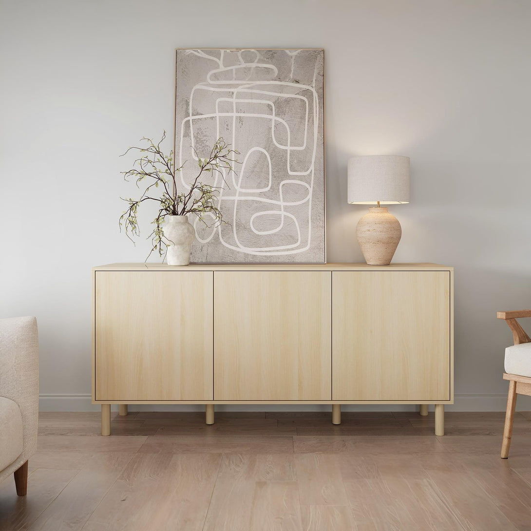Custer Sideboard Buffet Table - Oak