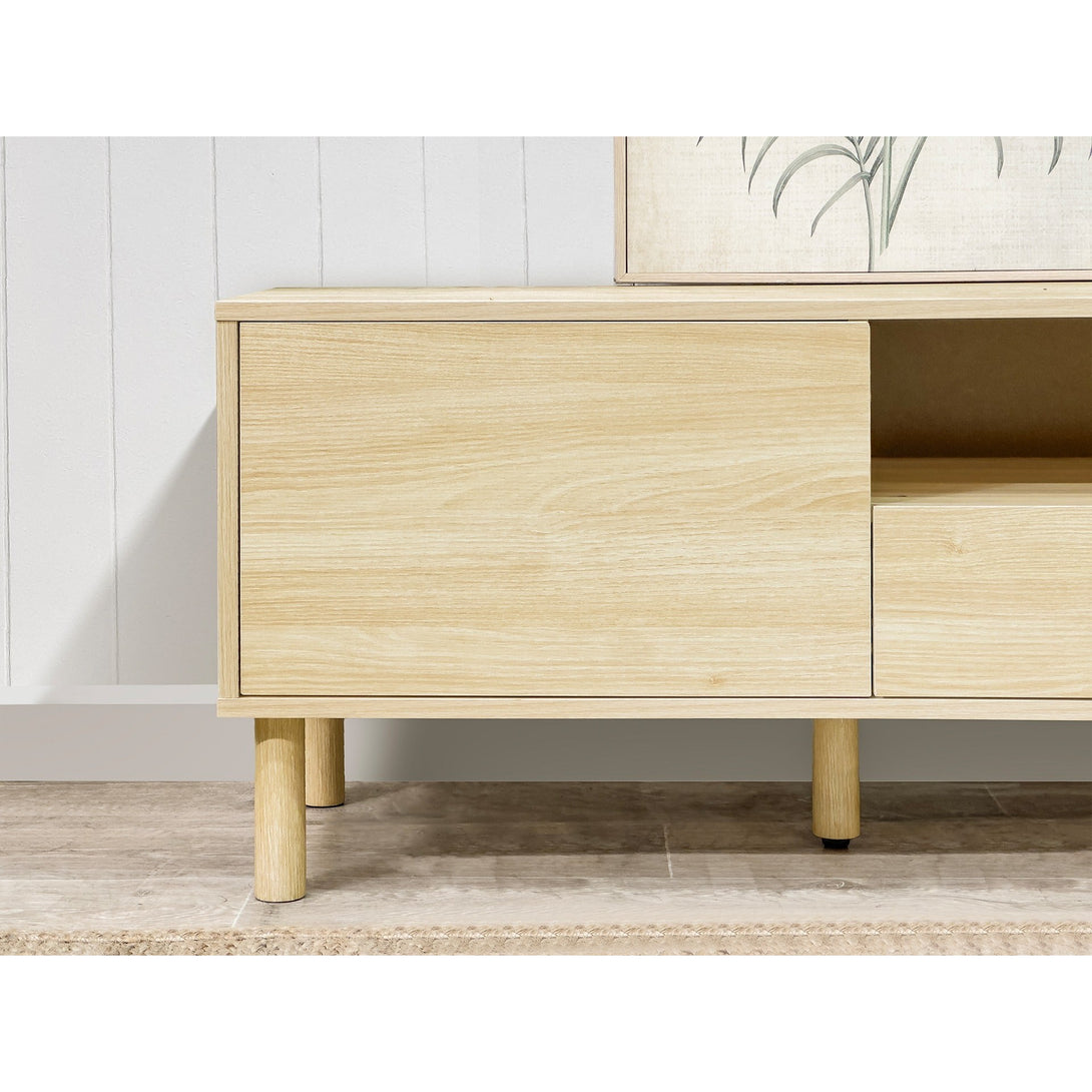 Custer 1.8m Entertainment Unit - Oak