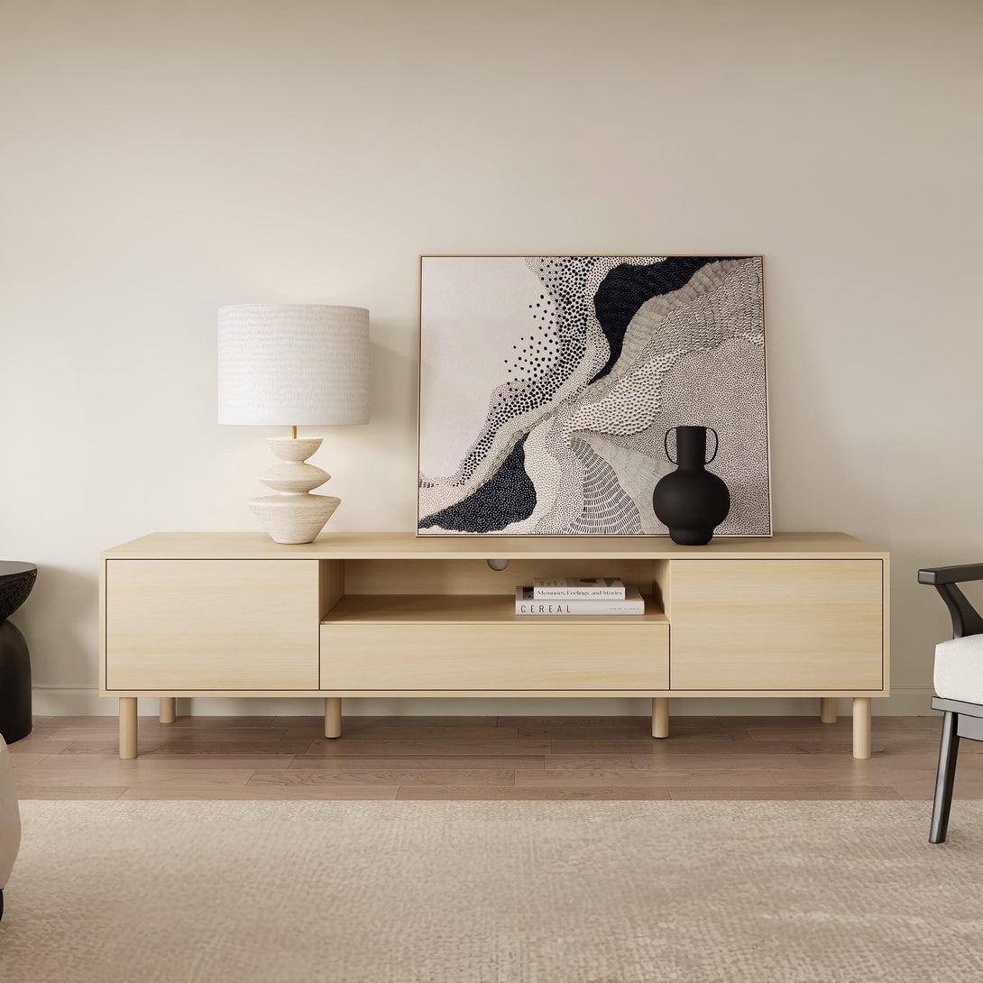 Custer 1.8m Entertainment Unit - Oak