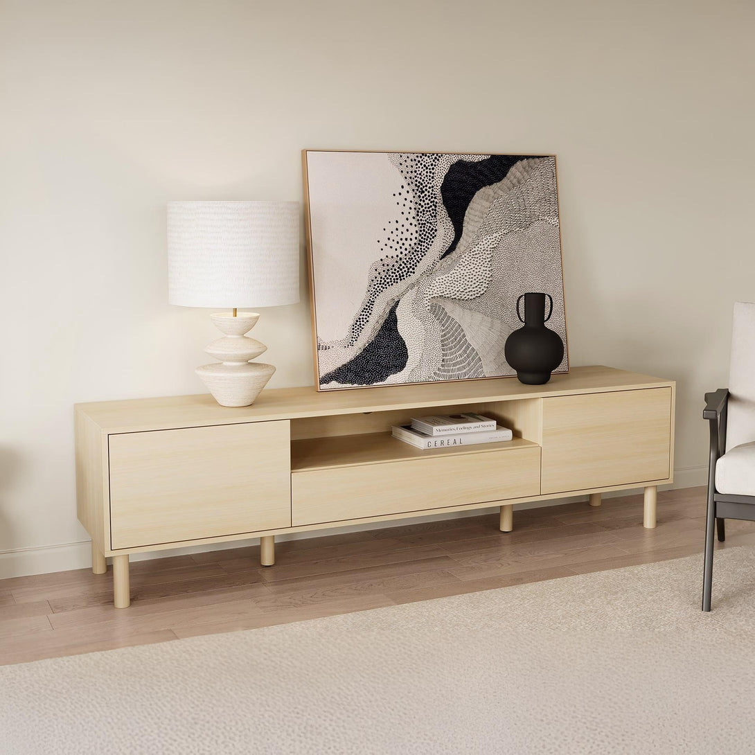 Custer 1.8m Entertainment Unit - Oak